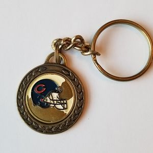 ❗Vintage 90s Chicago Bears NFL Helmet Keychain❗